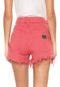 Short Sarja Forum Hot Pant Samia Vermelho Compre Agora Dafiti Brasil