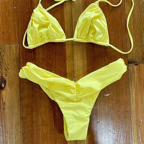 Bananhot Yellow Bikini Brand New Without Tags Rrp Depop