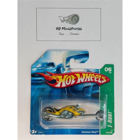 Hot Wheels T Hunt Hammer Sled Shopee Brasil