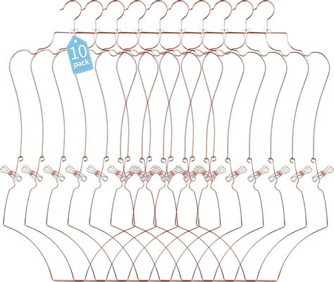 Stylish Body Shape Bikini Hanger Wire Display Metal Lingerie Hangers For Swimsuits And Bathing