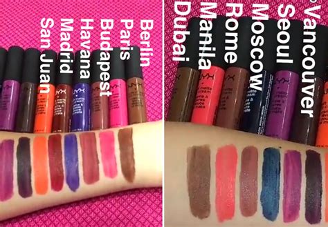 Nyx Soft Matte Lip Cream Swatches On Medium Skin