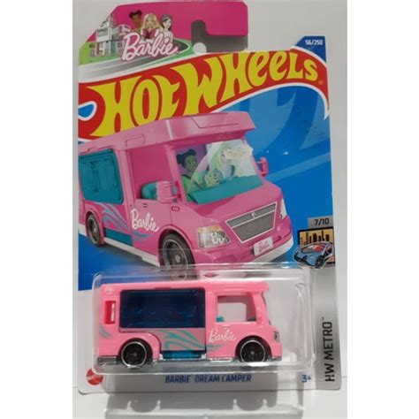 Hot Wheels Barbie Deram Camper Van Da Barbie Lote C Shopee Brasil