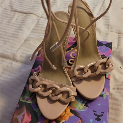 Shoes Nude Wrap Around Heels Poshmark