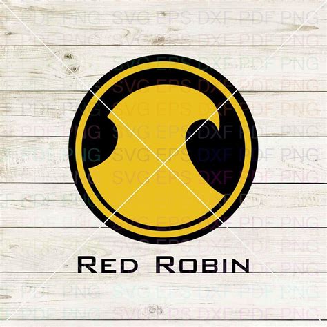 Redrobin Svg Dxf Eps Pdf Png Cricut Cutting File Vector Clipart