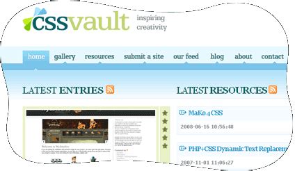css vault designdisease web  graphic design blog