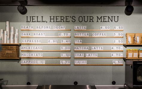 cafe menu board ideas  albert dickey blog