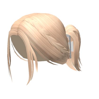 Summer Braided Claw Clip Hair Blonde Roblox