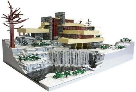Fallingwater | Fallingwater, Lego architecture, Frank lloyd wright