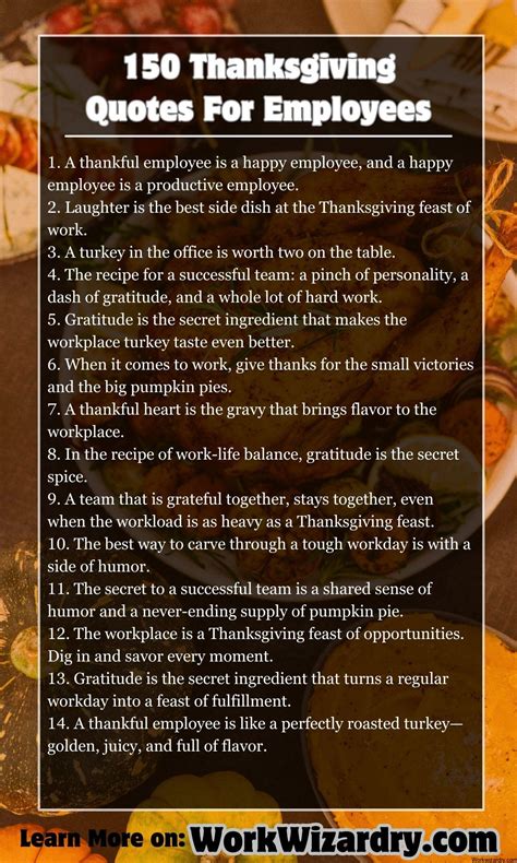 200 Thanksgiving Quotes For Employees To Appreciate And Uplift Their
