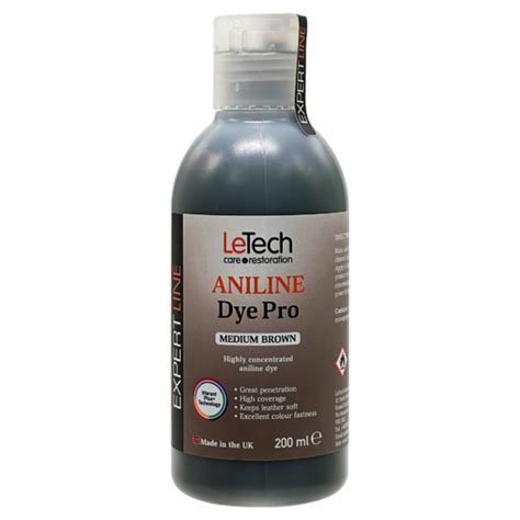 LeTech Анилиновый краситель для кожи (Aniline Dye Pro) Medium Brown ...