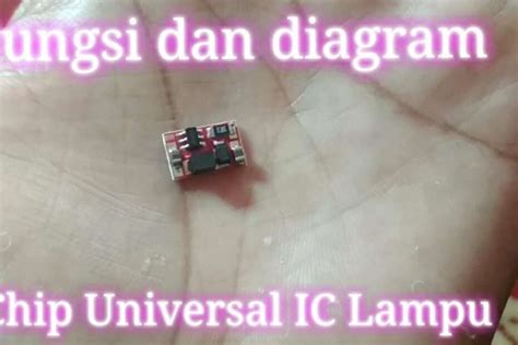 chip universal ic lampu solusi praktis  perbaikan lampu