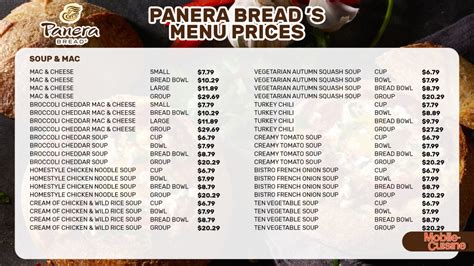 Updated Panera Bread Menu Prices Whats More Expensive In 2024