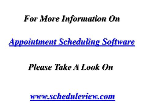 PPT - Appointment Scheduling Software PowerPoint Presentation, free