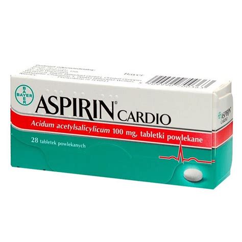 Aspirin cardio ( Аспирин Кардио)100мг, 28 таблеток купить в Украине