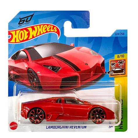 Метална количка Hot Wheels Lamborghini Reventon 1 64 червена eMAG bg