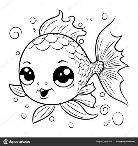 Free Printable Cartoon Fish Images For Coloring Pages For S