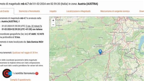 Terremoto Oggi In Austria Scossa Di Magnitudo 4 7 Metropolitan Magazine