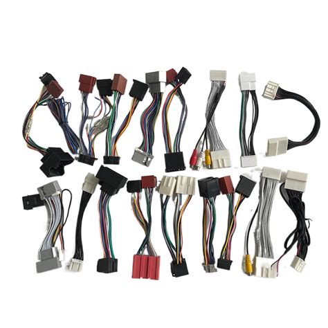 Oem Car Radio Stereo Cable Wire Harness Adapter With 16pin Din Iso