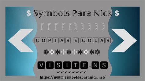 Simbolos Para Nick Ff Simbolos Aesthetic