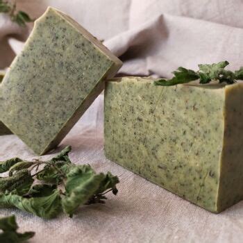 Nettle And Mint Goats Milk Soap By NUDE BOTANICALS By Lucy Litchfield