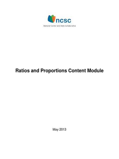 A Comprehensive Guide to Teaching Ratios and Proportions | PDF | Ratio ...