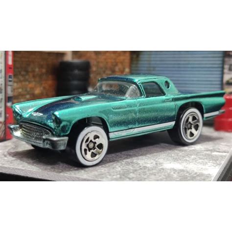 C M F Hot Wheels 風火輪CHEVY 美式老車 特殊金屬綠 鐵底 白線輪 蝦皮購物