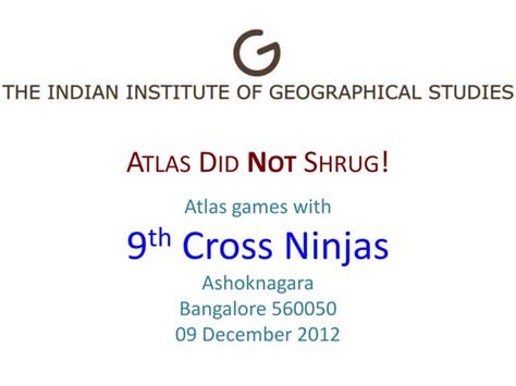 Atlas Did Not Shrug Ppt