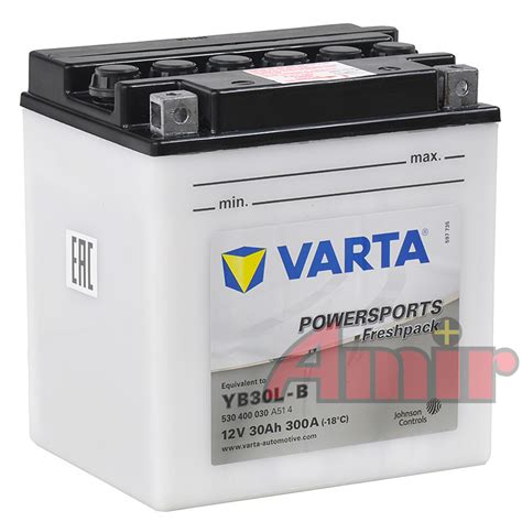 Akumulator Varta YB30L B 12V 30Ah 300A Powersports