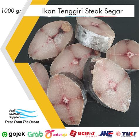 Jual Tenggiri Steak Fresh 1kg Ikan Segar Ikan Tenggiri Steak Segar