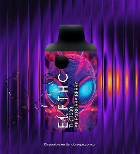 vaporizador elf thc alien bubba berry mg fenix store