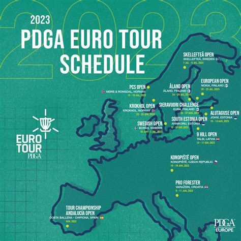 Pdga Euro Tour Schedule Announcement