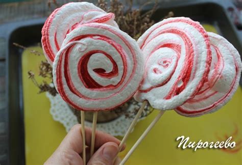 Меренги на палочке рецепт с пошаговыми фото