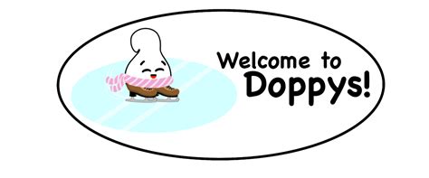 Christmas Coloring Page For Kids Doppy Ice Skating Doppys