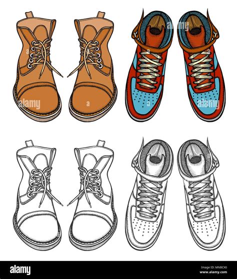 Shoe Front View Drawing
