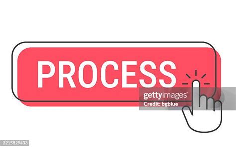 process click button  hand cursor  white background high res