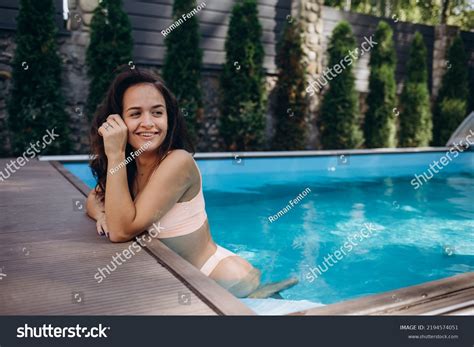 Elegant Sexy Woman Luxury Bikini On Stock Photo 2194574051 Shutterstock
