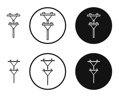 utility pole icon vector images