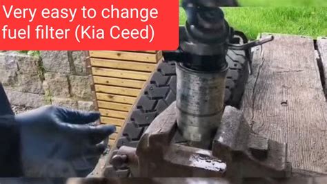 How To Change Kia Ceed 1 6 D 2011 Fuel Filter YouTube