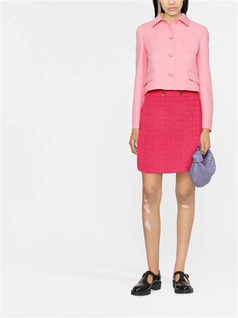 Valentino Garavani Tweed Mini Skirt Farfetch