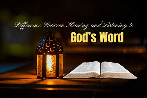 Difference Between Hearing And Listening In The Bible Eternal Bible