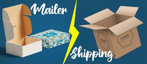 Difference Between Mailer Boxes And Shipping Boxes