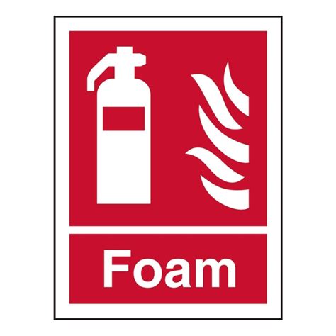 Fire Extinguisher Foam Sign Foam Sign