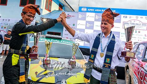 APRC Danau Toba 2022 Rifat Sungkar Kampiun Musa Rajekshah Peringkat