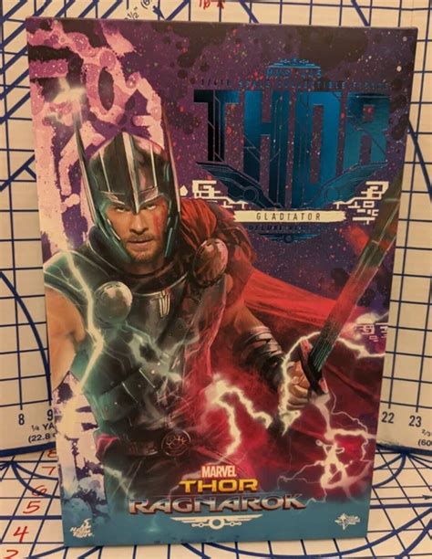 Figurine Hot Toys Mms Thor Ragnarok Gladiator Thor Deluxe Chelle Neuf Dans Sa Bo Te Eur