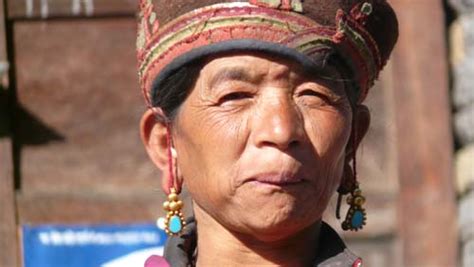 Nepal Langtang Typical Woman Hat Langtang Tamang Females Flickr