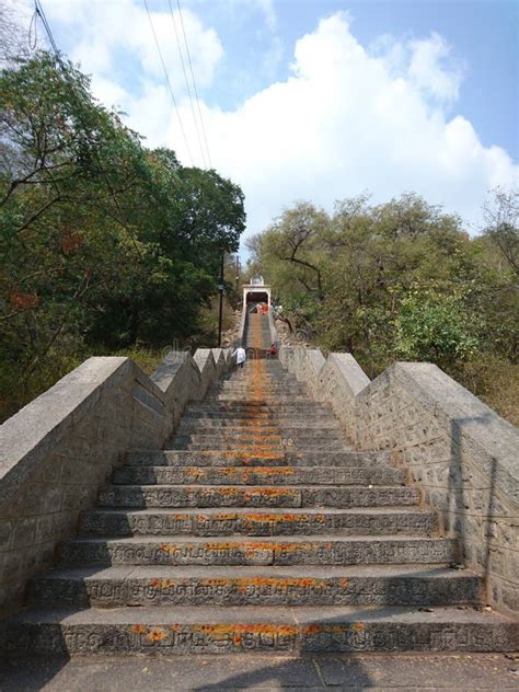 temple high hill steps stock image image  steps temple