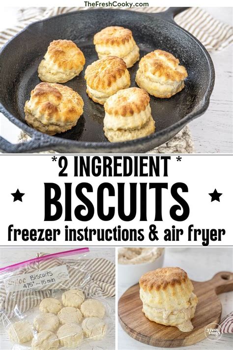 Easy Homemade Cream Biscuits Recipe 2 Ingredient • The Fresh Cooky