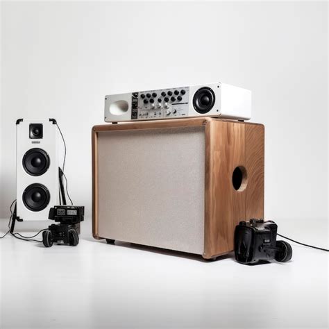 Premium AI Image | A speaker stereo amplifier