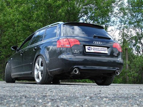 Fox Edelstahl Duplex Sportauspuffanlage Ab Kat Audi A4 B7 Quattro Typ