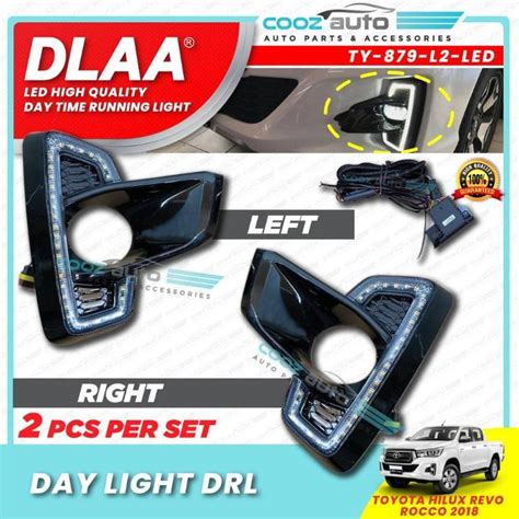 DLAA Toyota Hilux Revo Rocco 2018 2019 Daylight Daytime DRL With